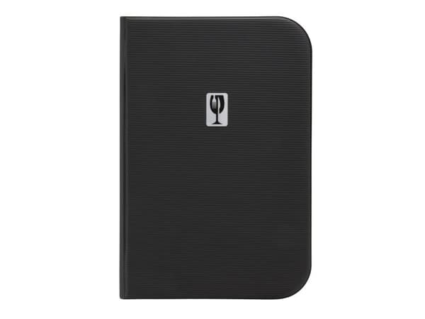 Securit® A4 ESSENTIAL menyomslag, svart