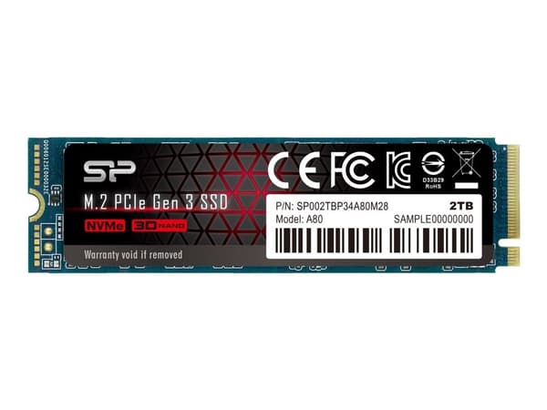 Silicon Power P34A80, 2000 GB, M.2, 3400 MB/s