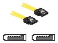 DeLOCK 0.2m SATA Cable, 0,2 m, Keltainen
