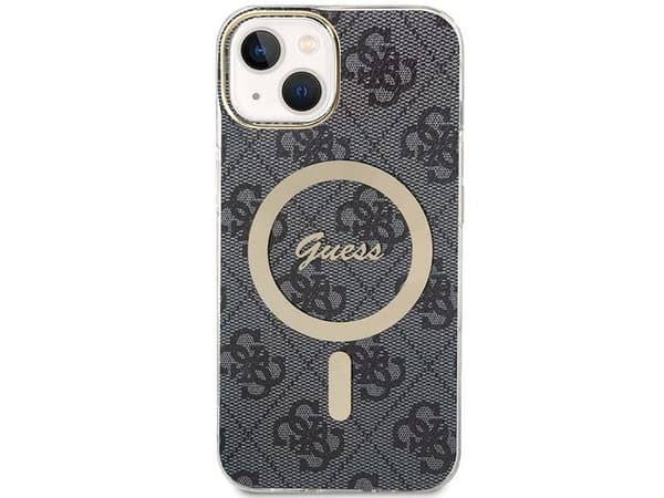 Guess IML 4G MagSafe Case for iPhone 15 Black