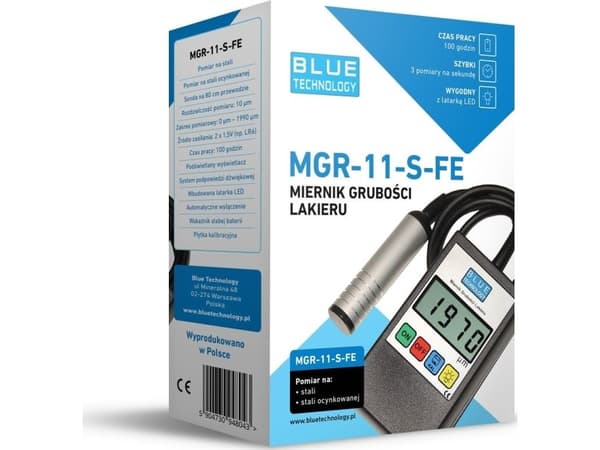 Blue Technology MGR-11-S-FE lakktykkelsesmåler