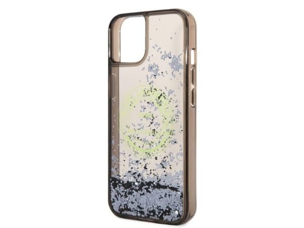 Karl Lagerfeld flytende glitter RSG-deksel til iPhone 14 Plus - sort