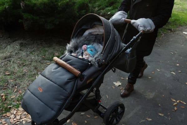 Sensillo TROLLEY GLOVE/MUFF - MINKY HARMAA
