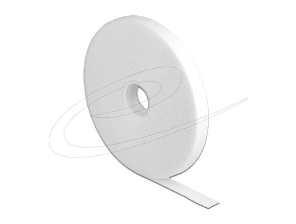 Delock - Kabelbinderrulle - 10 m - vit