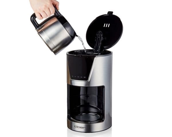 Cloer 5258, Kaffebrygger (drypp), Malt kaffe, 800 W, Rustfritt stål