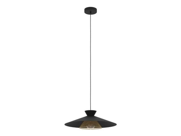 EGLO GRIZEDALE pendellampe E27 svart/BM