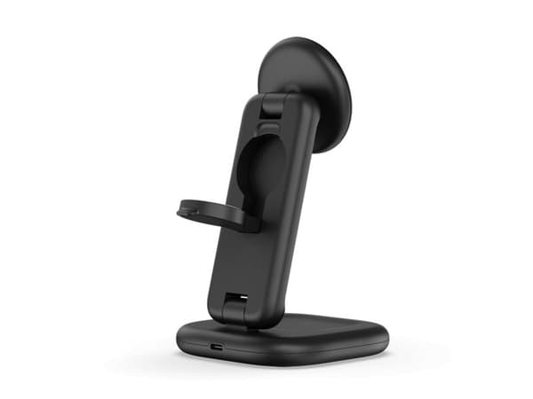 Satechi 3-in-1 Foldable Qi2 Wireless Charging Stand - Black