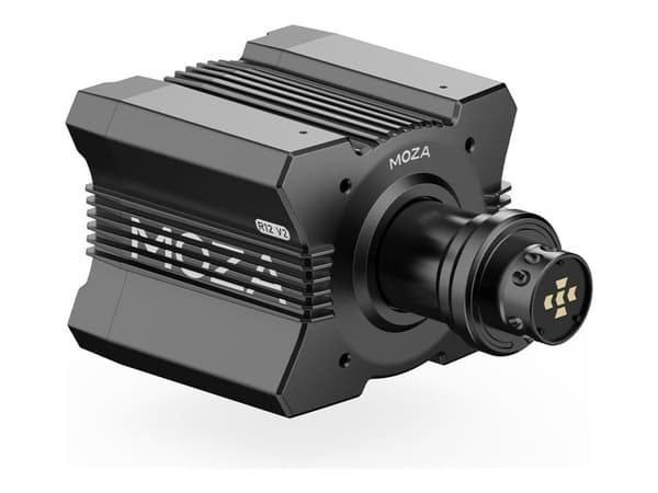 Moza Racing R12 - Ratpåsætningsbase for spilcontroller - direkte drev - sort