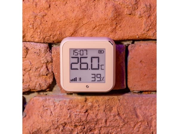 Shelly Plus H&T - Avancerad fukt- och temperatursensor - Mocca