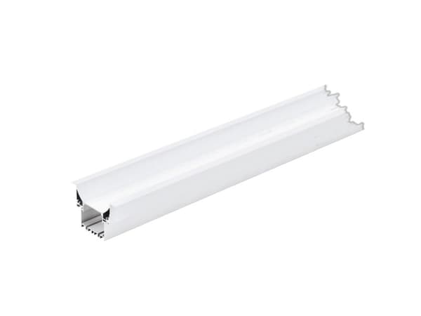 EGLO PROFIL 3 innbygd. dybde diffuser opal 2 m hvit