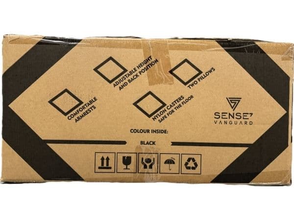 Sense7 Vanguard pelituoli, musta