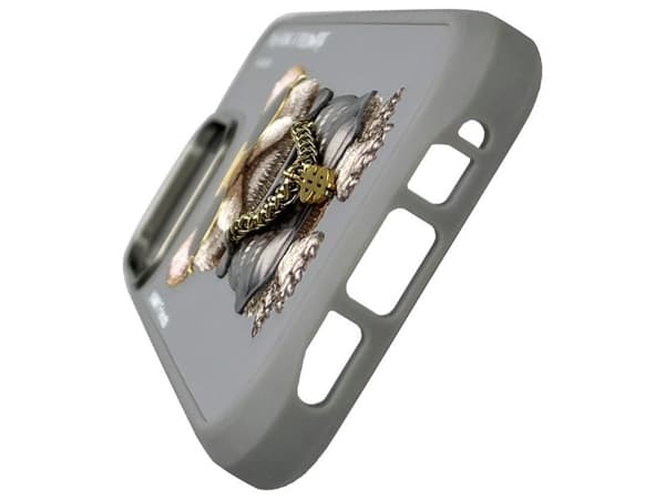 Nimmy brilleetui Cool Dog til iPhone 16 Pro Max - grå