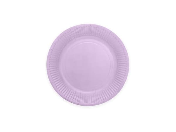 Lavendel paptallerkner, 18cm 8 stk