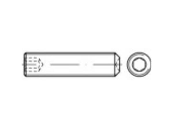 TOOLCRAFT gjengekran M4 16 mm rustfritt stål A1/A2, 50 stk