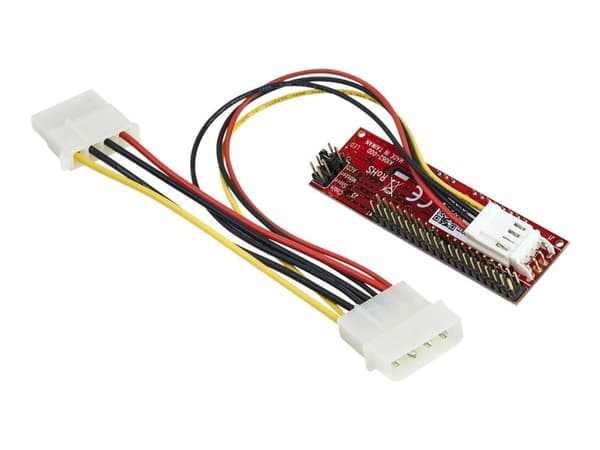 Startech IDE til SATA-harddisk- eller optisk stasjon-adapterkonverterer - 40-pinners PATA til 2,5" SATA HDD / SSD / ODD-konverterer (IDE2SAT2) - La...