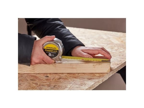 Stanley måttband Micro Powerlock 8 m / 25 mm 0-33-527