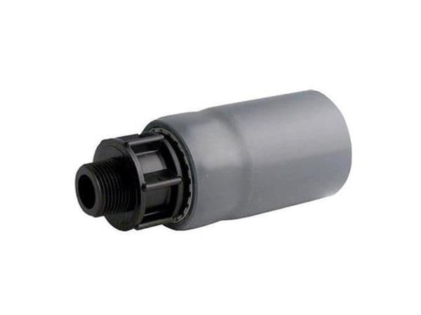 Genomföring i plast för mur 32 mm x 3/4"