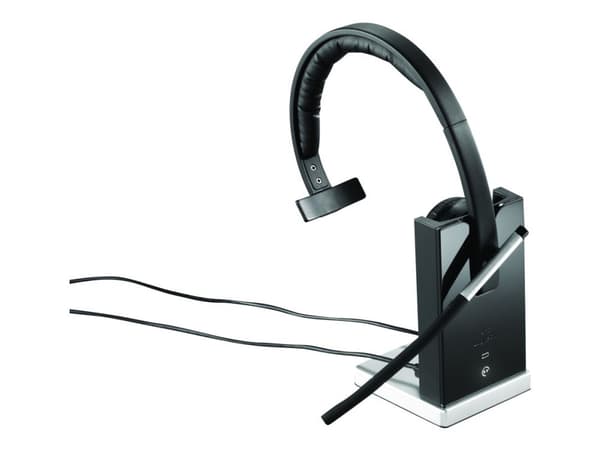 Logitech Wireless Headset Mono H820e - Hodesett - on-ear - DECT - trådløs