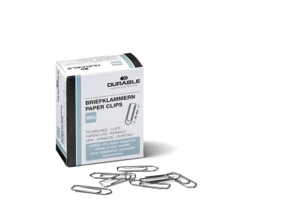 Durable 120625, Silver, 26 mm, 100 styck