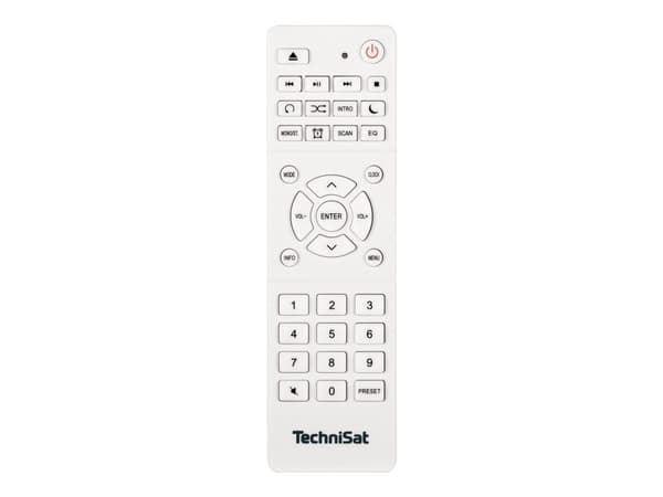 TechniSat DigitRadio 370 CD BT - Lydsystem - 2 x 5 watt - hvit