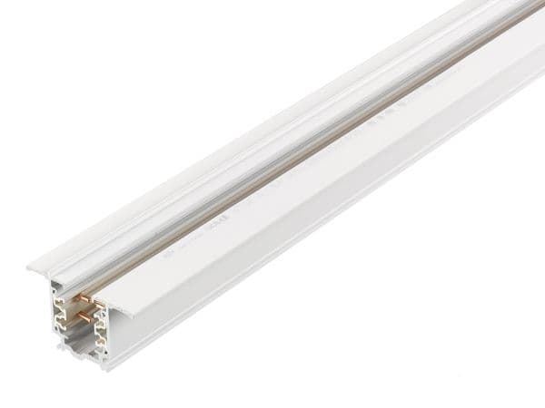 GLOBAL-skena XTSF 4200-3, inbyggd, 2 m. VIT