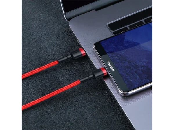 Baseus 6953156285194, 1 m, USB C, USB C, Rød