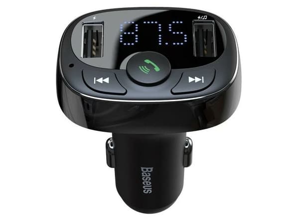 Baseus CCMT000001, Digital, FM, 87,5 - 108 MHz, LED, Bluetooth/USB, MicroSD (TransFlash)