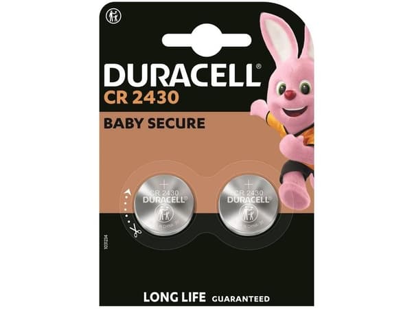 Duracell 152090, Engångsbatteri, CR2430, Litium, 3 V, 2 styck