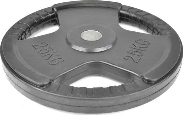 Master metallvikter med gummerad yta 25 kg