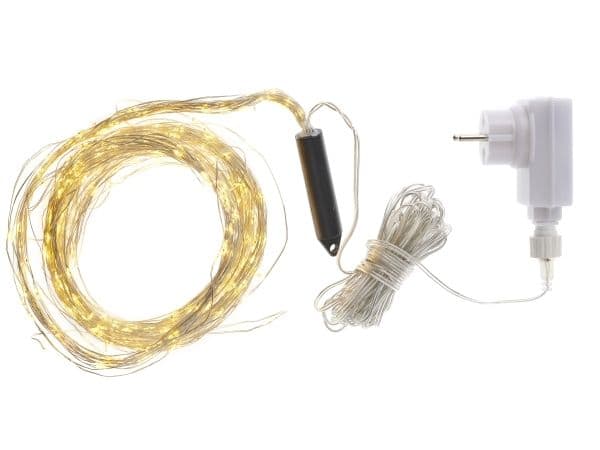 Sirius Knirke - 200 LED - kirkas/hopea