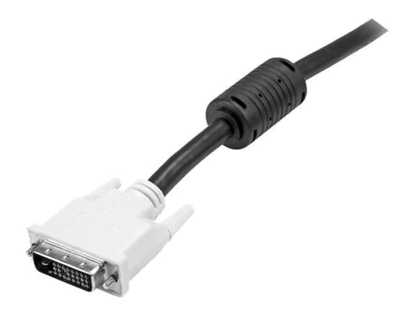 StarTech.com DVIDDMM3M, 3 m, DVI-D, DVI-D, Uros, Uros, Musta, Valkoinen