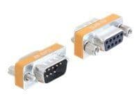 Delock - Null modem-adapter - DB-9 (hann) til DB-9 (hunn)