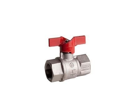 Pettinaorli 1/2" TEA kuglehane med T-greb, muffe/muffe