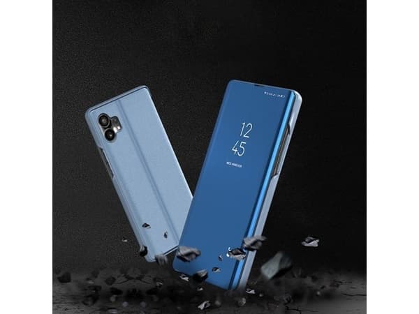 Clear View-skydd till Nothing Phone 1 flipcover sort