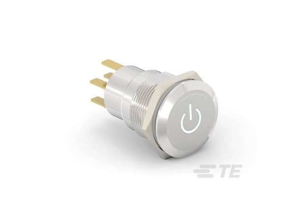 TE Connectivity 6-2213766-2 belysta tryckknappsbrytare 1 st Tray