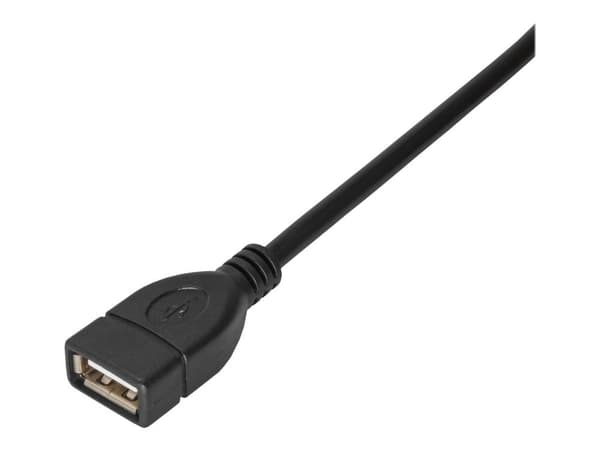 Akyga AK-USB-23 - USB-adapter - USB (hann) til USB (hunn) - 15 cm - svart