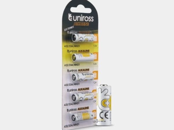 Uniross Micro-Alkaline A23-batteri, 5 st.