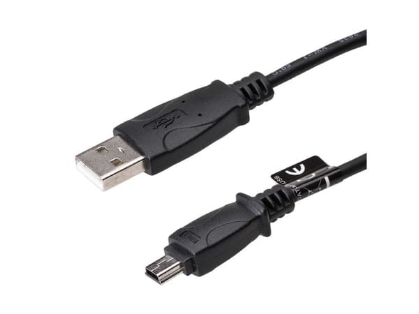 Akyga AK-USB-22 - USB-kabel - USB (han) till mini-USB Typ AB (han) - USB 2.0 - 1 m - sort