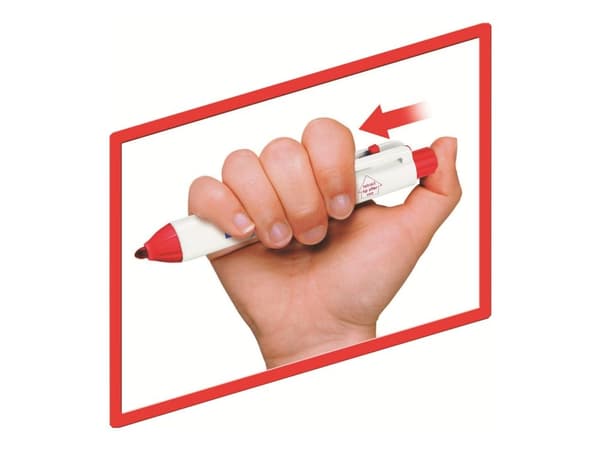 edding retract 11 - Markør - permanent - rød - 1.5-3 mm - retraktil