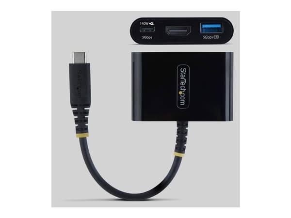 Startech - Dokkingstasjon - USB-C - HDMI - 140 watt