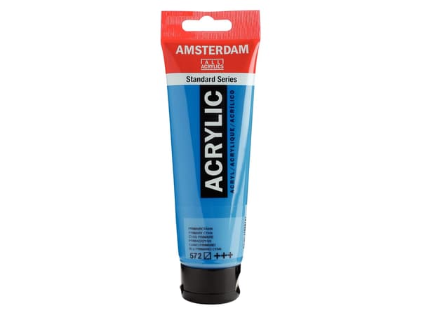 Amsterdam Standard Series akryl-rør 572 primær cyan
