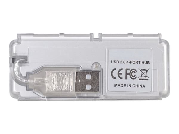 TECHly - Hub - 4 x USB 2.0 - stasjonær
