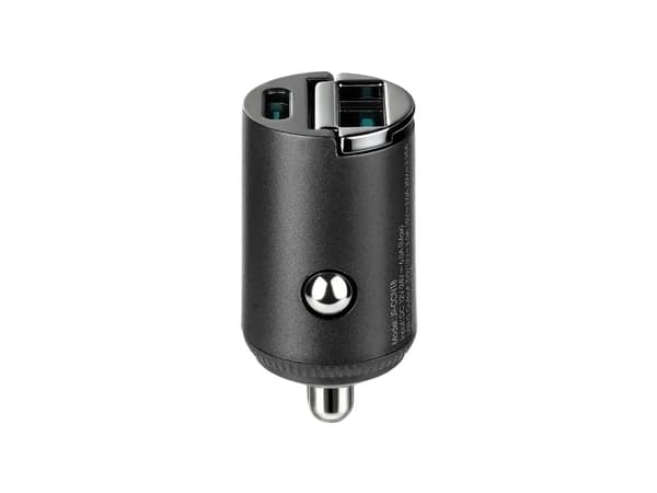 Joyroom Joyroom JR-CCN18 65W A+C Pull-Ring Style Mini Billader Svart