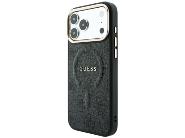 Guess Embossed 4G Classic MagSafe Case for iPhone 17 Pro Max / 18 Pro Max - Black