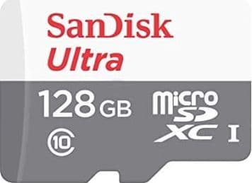 SanDisk Ultra - Flashminnekort - 128 GB - A1 / UHS Class 1 / Class10 - microSDXC UHS-I