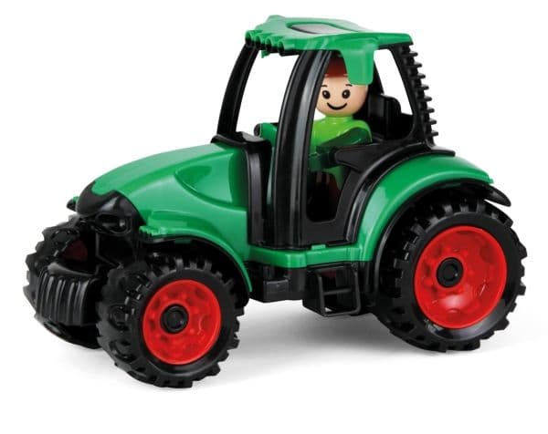 Lena Truckies Tractor, Traktor, 2 år, Plast, Sort, Grønn