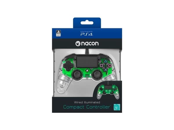 NACON PS4 Wired Pad Compact - valoisa vihreä