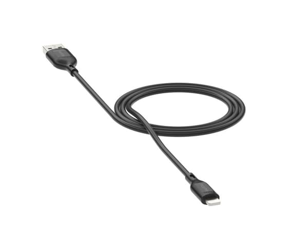 mophie essentials charging cables | 1M, 1 m, Lightning, USB A, Uros, Uros, Musta