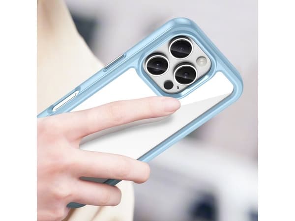 Hurtel Outer Space Fodral med gelram för iPhone 16 Pro Max - blå