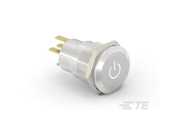 TE Connectivity Illuminated Pushbutton SwitchesIlluminated Pushbutton Switches 2-2213766-2 AMP